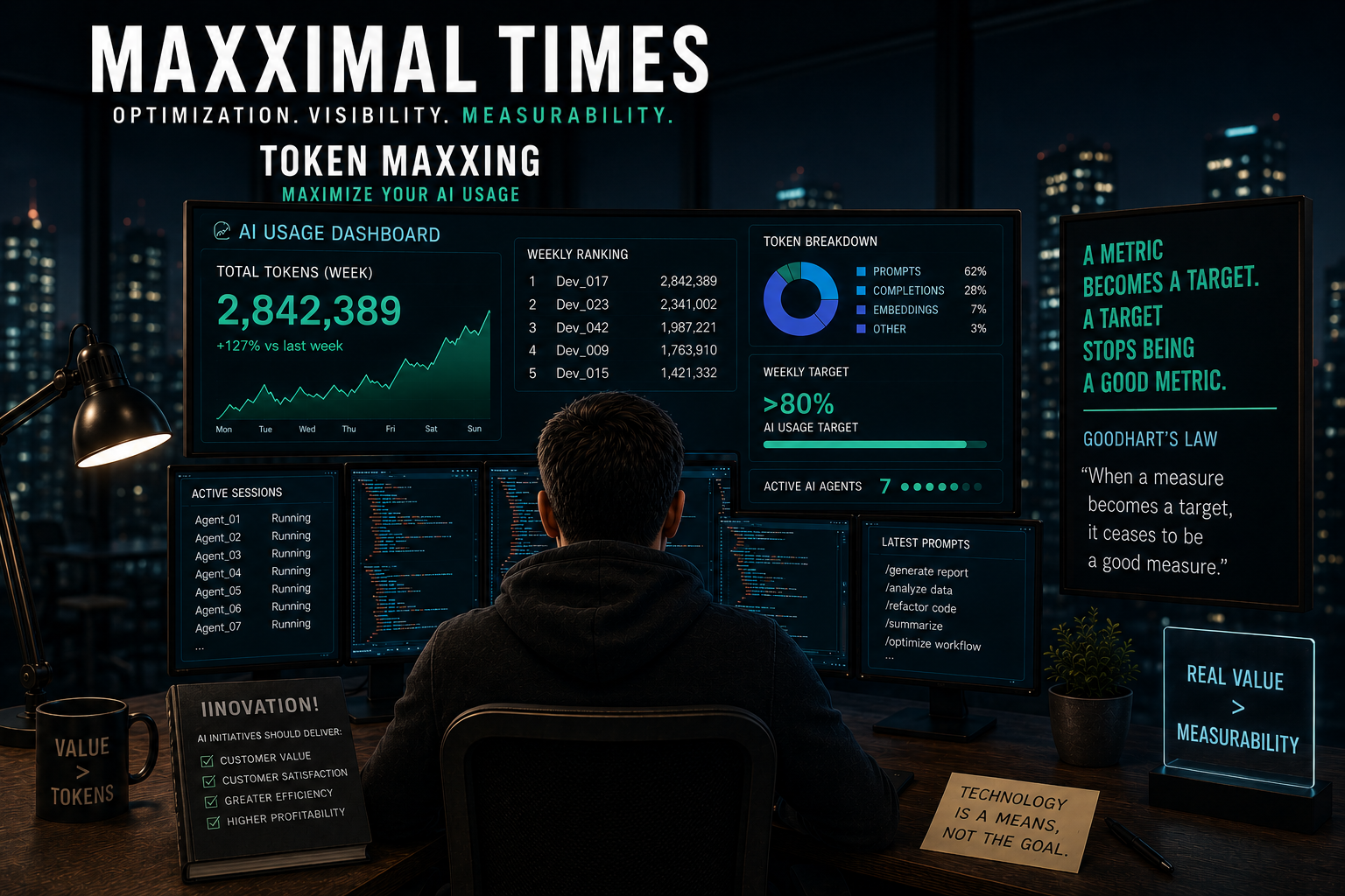 We live in 'maxximal' times. Token maxxing is the wrong KPI to measure innovation success.